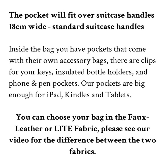 Mia Tui Travel Tote from London - Picture 15 of 17